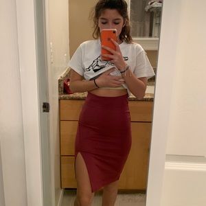 Forever 21 Red Pencil Skirt
